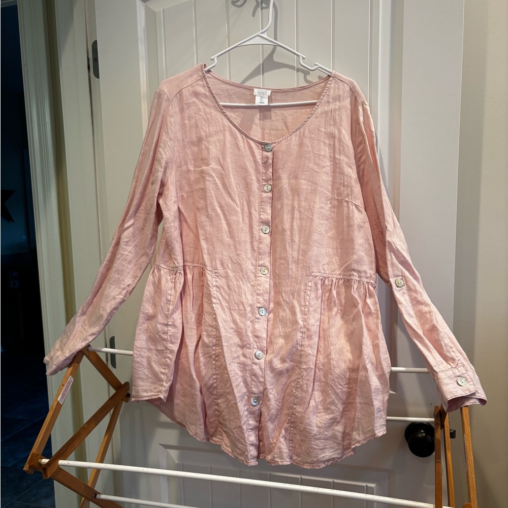 100% linen tunic